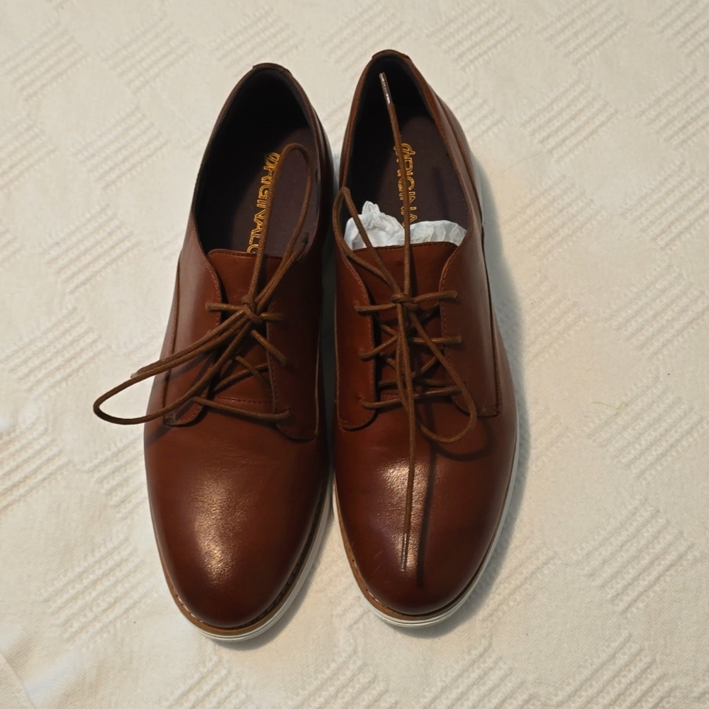 Cole Haan grand zero leather oxfords